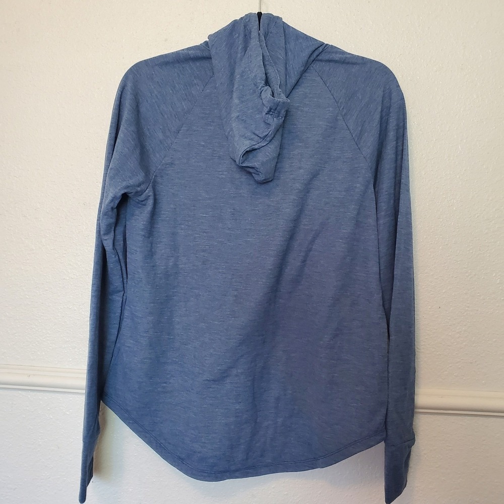 The North Face Womens Blue Heathered Lightweight Hoodie Pullover Size M - Picture 5 of 15